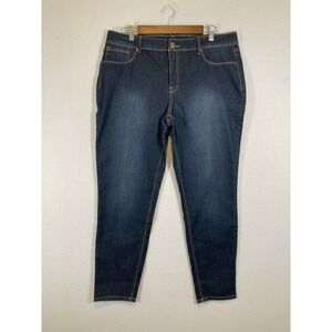 Classic Minimalist A3 Denim Womens 18 Dark Wash Indigo Classic Skinny Jeans NWT